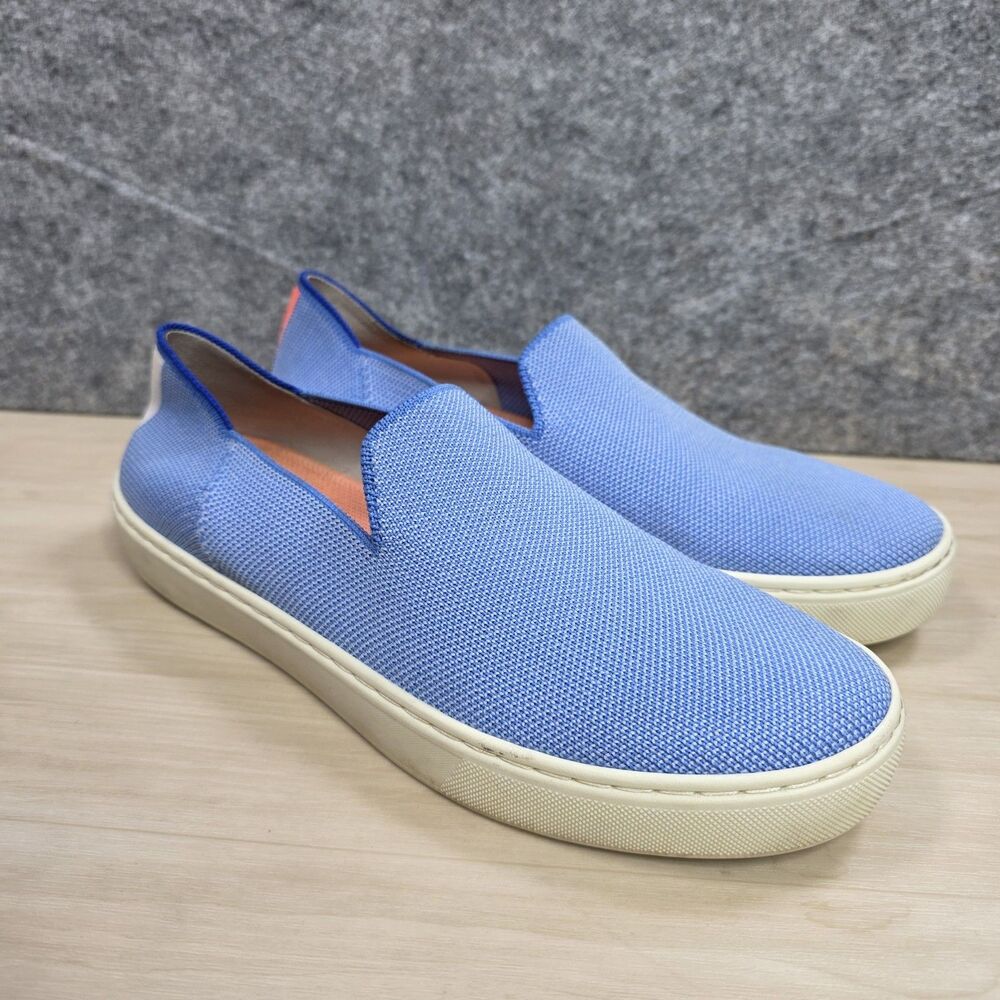 ROTHY’S‎ Original Slip On Boardwalk Sneakers Blue Orange Women's Size 7.5